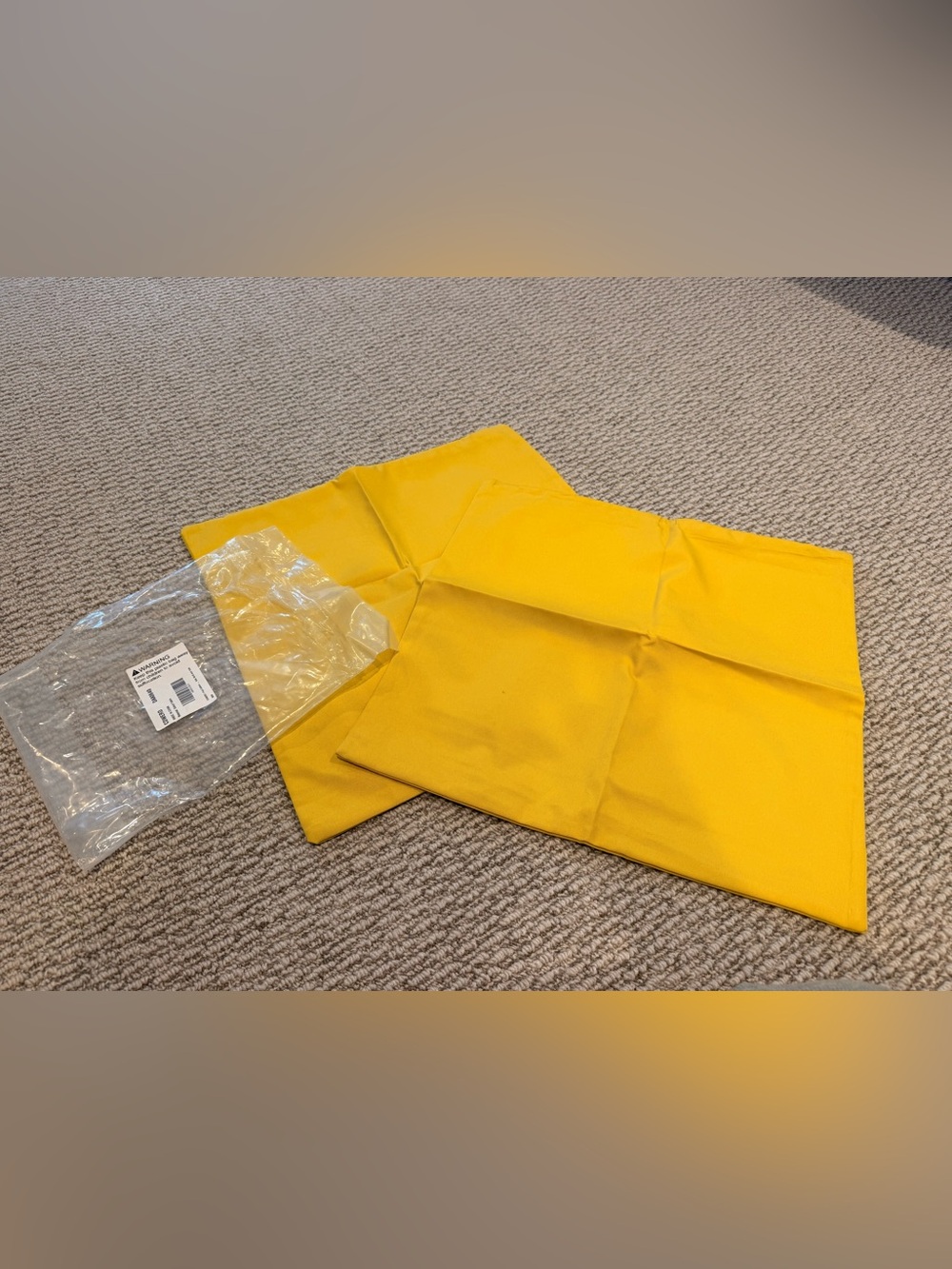 CDWERD Yellow Outdoor Pillow Covers – Set of 2 – New